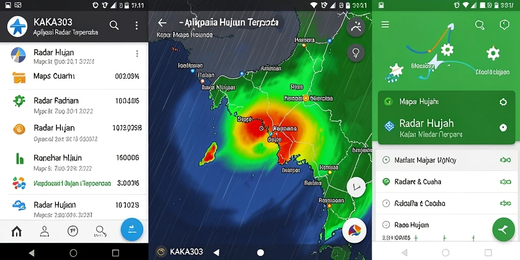 Antarmuka KAKA303 menampilkan peta curah hujan yang akurat dan informatif.