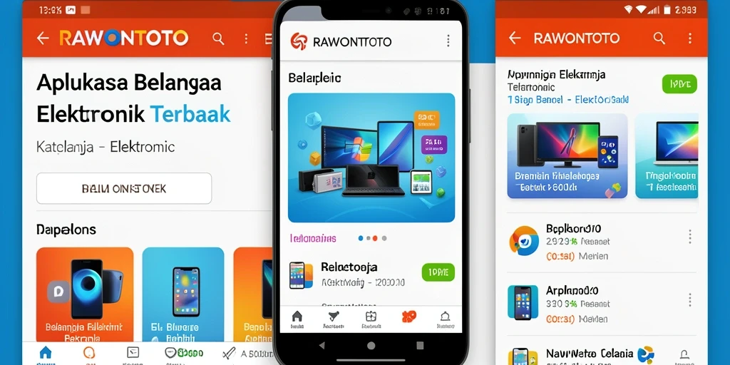 Tampilan antarmuka RAWONTOTO yang sederhana dan mudah dinavigasi.